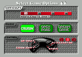 The Duel: Test Drive II screenshot 4 for Sega Mega Drive